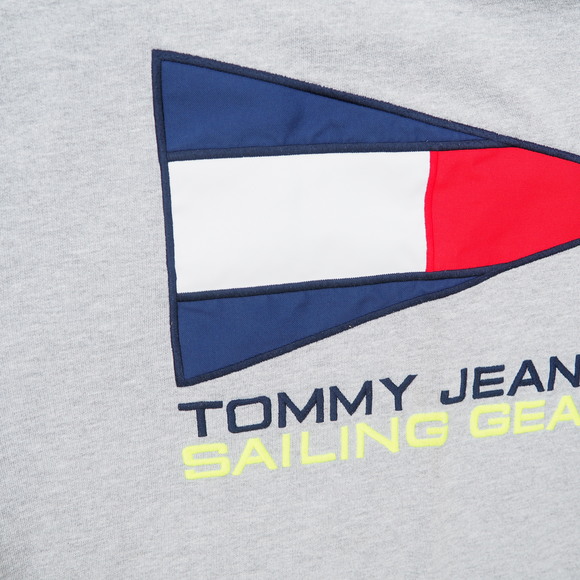Tommy Hilfiger Jeans Sailing Gear Men's Grey Sweatshirt Sweater Size UK Large - Picture 9 of 13